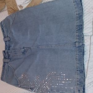 DYNY jean skirt